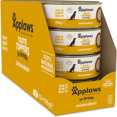 Applaws Taste Toppers Natural kuracie vo vývare 48 x 156 g