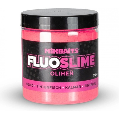 Mikbaits Dip obaľovacie Fluo slime Kalmáre 100 g