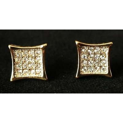 Blingstar A239 Square Diamond GOLD