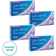 Alcon Air Optix Plus Hydraglyde Multifocal 6 čoček balení 3+1 zdarma