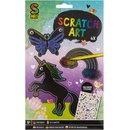 Škrabacie obrázky so samolepkami 4ks