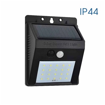 VIVALUX VIVALUX, 004728, PIN Соларен LED прожектор със сензор за движение, 0, 5W, 4000K, 110lm, IP44, черен, (004728)