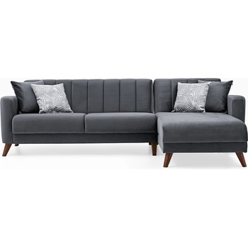 Dogtas ЪГ. ХОЛНА ГАРНИТУРА loft ТЪМНО СИВ 265/81/80 (30hfloft003-1)