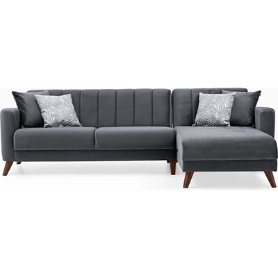 Dogtas ЪГ. ХОЛНА ГАРНИТУРА loft ТЪМНО СИВ 265/81/80 (30hfloft003-1)