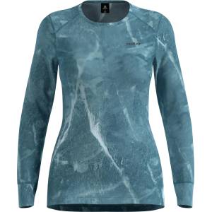 Odlo Дамско синтетично термобельо Odlo Women's Active Warm X Frozen Lake Bl Top L/S Synthetic base layer - Reflecting Pond - размер XL (114-3951-0115)