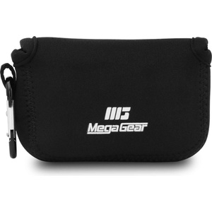 MegaGear Sony Cyber-Shot DSC-RX100 VII, Cyber-Shot DSC-RX100 VI, DSC-RX100 V, DSC-RX100 IV, DSC-RX100 III, DSC-RX100 II Ultra Light Neoprene Camera Case - Black - MG085 (MG085)