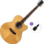 Pasadena PJC-500 All Solid Basic SET Natural Gloss Джъмбо китара