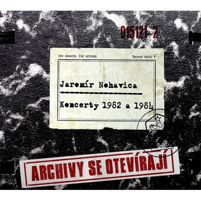 Jaromír Nohavica Koncerty 1982 a 1984 - Edice Archivy Se Oteviraji