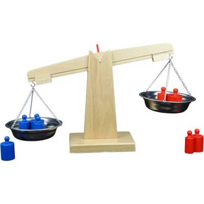 Moyo Montessori Detské drevené váhy