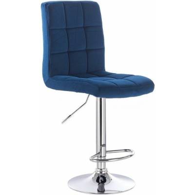 LuxuryForm Design Toledo Velur na striebornom tanieri modrá