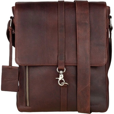 Burkely kožená taška messenger Antique Avery 8007918.56.20 hnědá