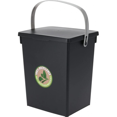 Storage Solutions Kôš na odpadky 5,5 l sivý