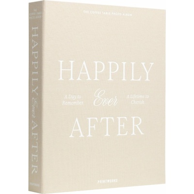 Printworks Fotoalbum HAPPILY EVER AFTER, béžová
