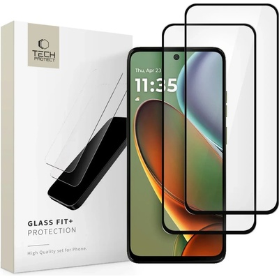 Tech-Protect Glass Fit+ 2 бр Motorola Moto G15 / G15 Power / G05 / E15 черно протективно стъкло (5906302361236)