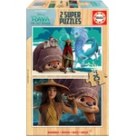Educa Дървен пъзел, Educa, Disney Pixar, Рая и последният Дракон, 2 х 25 части (EDU18878)