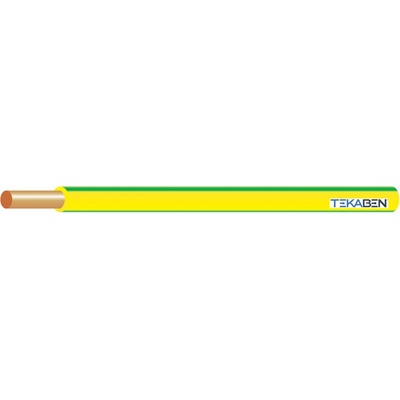 Tekaben H07V-U 2,5 mm² žluto-zelený 10 m