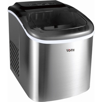 Image 1 of VOLTZ Ледогенератор Oliver Voltz OV51447CS, 120W, 12кг/24 часа, 1.3 л, 9 кубчета за цикъл работа, Индикатор за лед и вода, Инокс (OV51447CS)