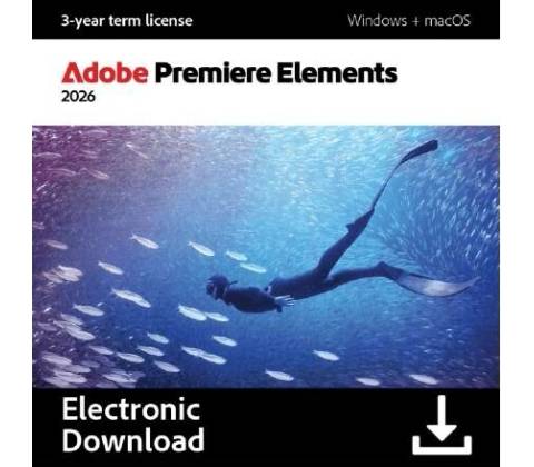 Adobe Premiere Elements 2026 - 3 roky