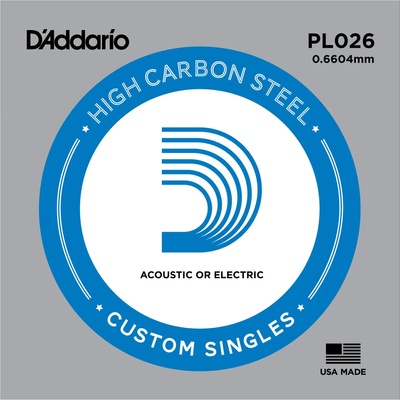 D'Addario PL 026 Единична струна за китара (PL026)