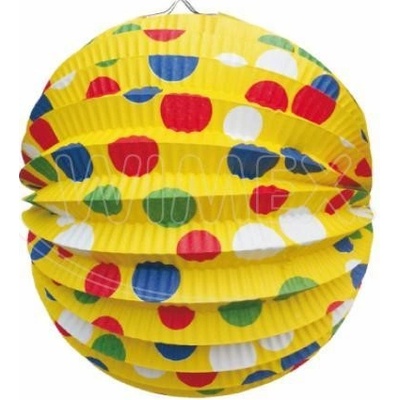 Wimex Lampión PAP guľa Party žltý O24cm 1 ks DOPREDAJ