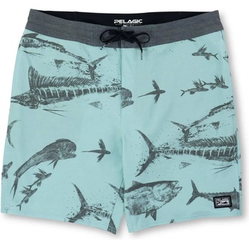 PELAGIC Шорти/къси панталони PELAGIC DEEP DROP FISHING SHORTS - GYOTAKU Turquoise