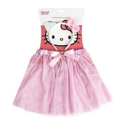 Krásný set sukýnka s čelenkou Hello Kitty