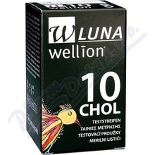 Wellion Luna Duo testovacie prúžky na meranie cholesterolu 10 ks