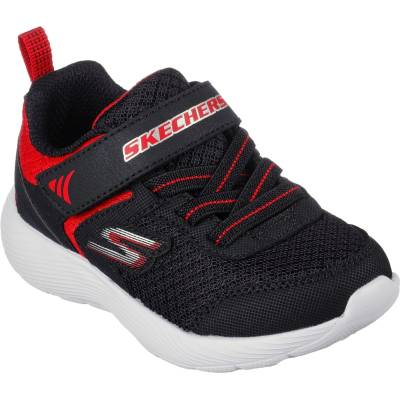 Skechers Детски маратонки Skechers Dyna-Lite Slip On Trainers Unisex Kids - Black/Red