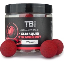 TB Baits Vyvážené boilies Balanced + Atraktor GLM Squid Strawberry 100g 16mm