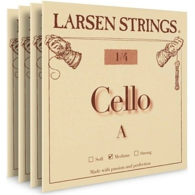 Larsen ORIGINAL (1/4) - Struny na violoncello - sada