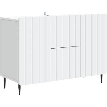 vidaXL Служебен шкаф Бяло 89 x 34, 5 x 62 см Инженерна дървесина (894425)