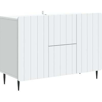 vidaXL Служебен шкаф Бяло 89 x 34, 5 x 62 см Инженерна дървесина (894425)