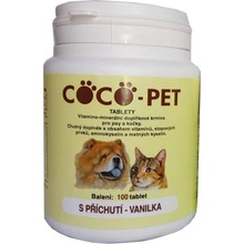 NUTRI -BIOMED, Anglie COCO PET 100 tabl.vanilka