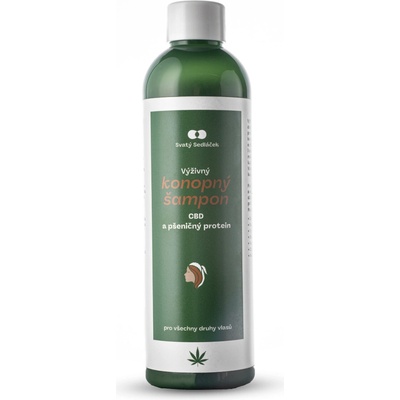 Svatý Sedláček konopný šampon pro všechny druhy vlasů CBD 250 ml