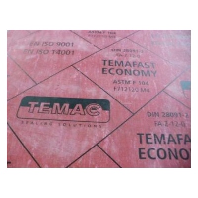 Tesniaca bezazbestová doska TEMAFAST - hr. 3.0 mm - 500 x 500 mm