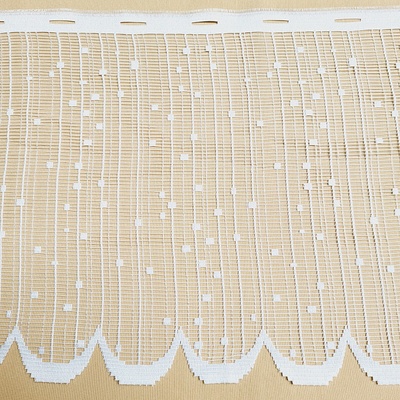 Záclona na vitrážku V 022 biela 40 cm