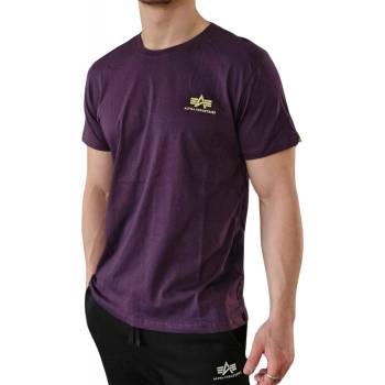 Alpha Industries Basic T Small logo Plum
