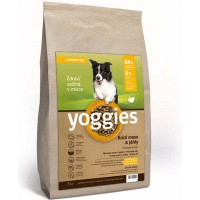 Yoggies Krůtí maso&jáhly lisované za studena s probiotiky 5 kg