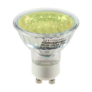  Led20 gu10-ЖЪЛТО, 1.5w, 230v (99led218)