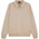 Paul Smith Men's GarmDye Quarter Zip Textured Fleece Relaxed Fit Fleece - Beige 64
