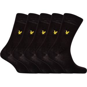 Lyle and Scott Чорапи Lyle and Scott Men's Liam Pack Crew Socks - Black