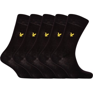 Lyle and Scott Чорапи Lyle and Scott Mens Liam Pack Crew Socks - Black