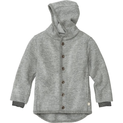disana Детско вълнено яке disana Kid's Walk-Jacke Wool jacket - Grau - размер 122/128 (EU) (703-6089-0415)