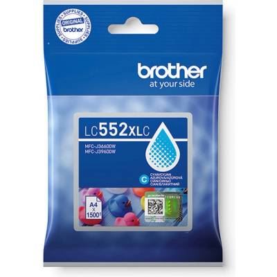 Brother original ink LC552XLC, cyan, 1500str (LC552XLC)