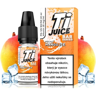 TI Juice Mango Ice BAR Series NIC SALT 50PG/50VG 10 ml 16 mg