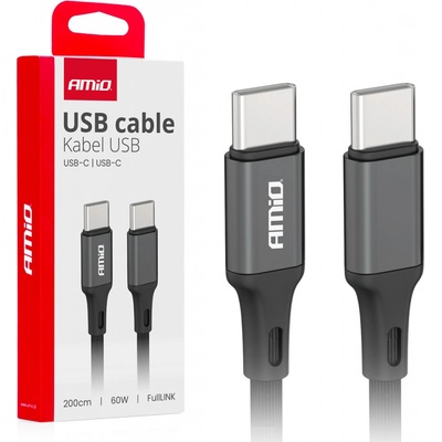 FullLINK AMIO-03903 USB-C na USB-C 60W, 200cm