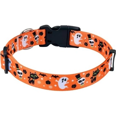 HQYDDMI Halloween obojek pro psy nastavitelný měkký a pohodlný