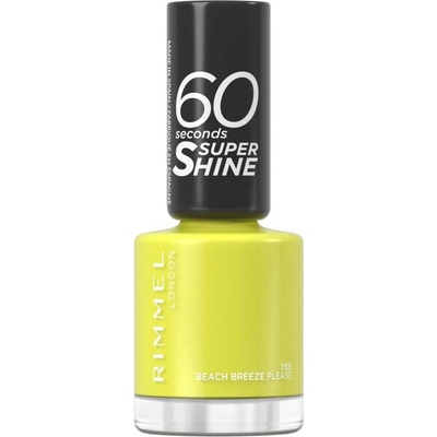Rimmel 60 Seconds Super Shine lak na nehty 155 Beach Breeze Please 8 ml