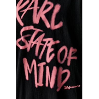 Karl Lagerfeld Jeans рокля от памук (B3W13011)