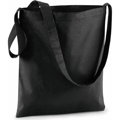 Westford Mill Nákupná taška s dlhým popruhom WM107 Black 34x40 cm